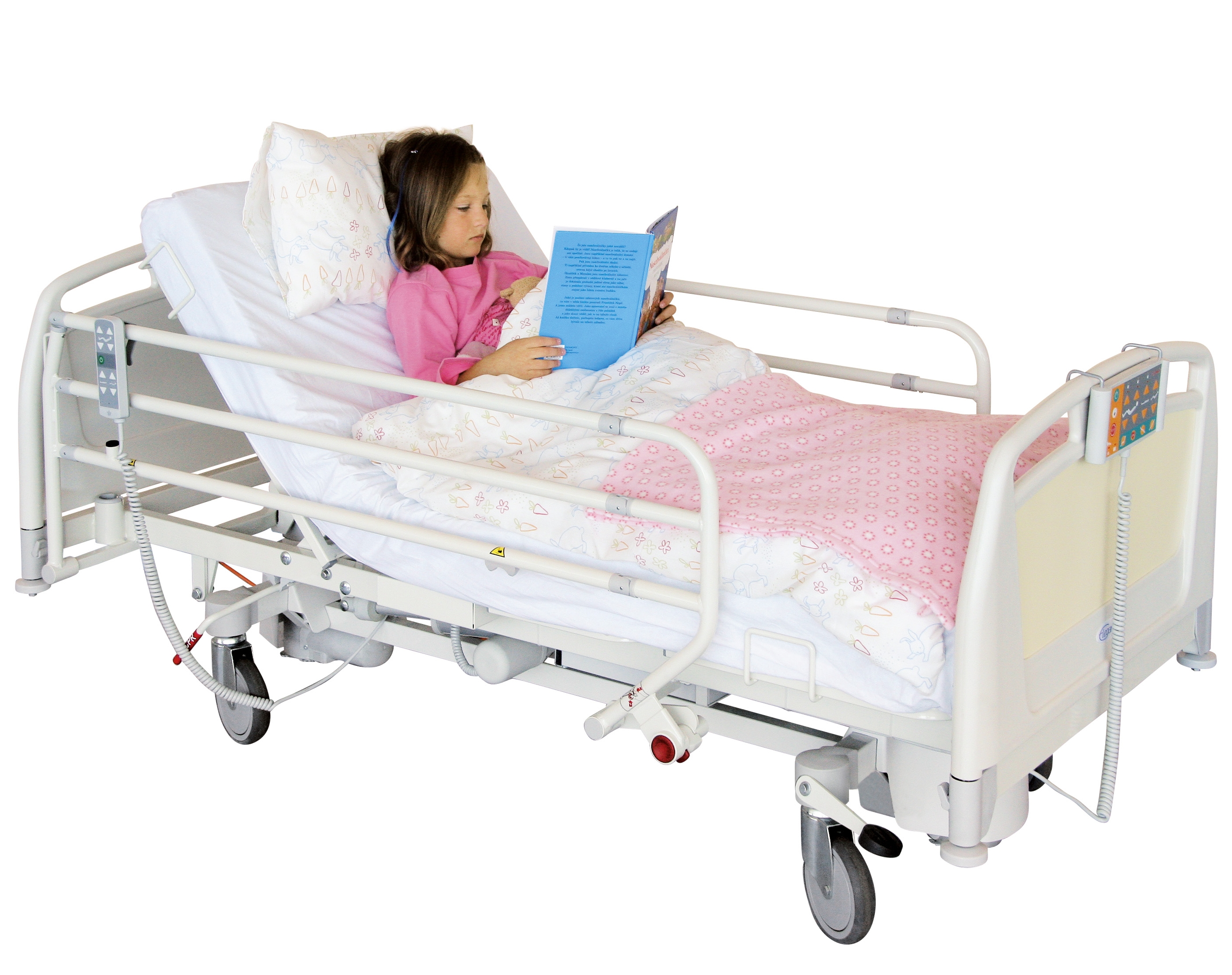 кровать детская медицинская металлическая